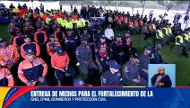 Jefe de Estado lidera entrega de medios para el fortalecimiento de los cuerpos de seguridad