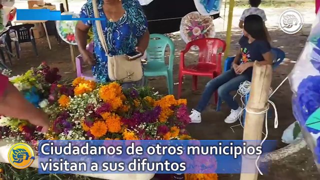 Buen ambiente y visitas registra panteón de San Juan en el día de los fieles difuntos