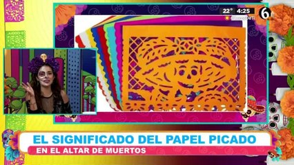 El significado del papel picado en el altar de muertos