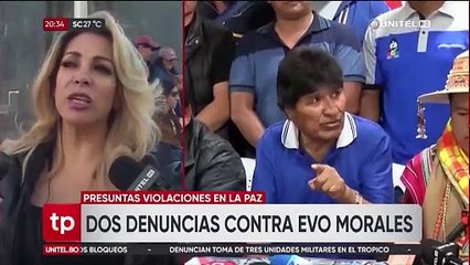 Presentan en La Paz otras dos denuncias contra Evo por presunto abuso a menores de edad