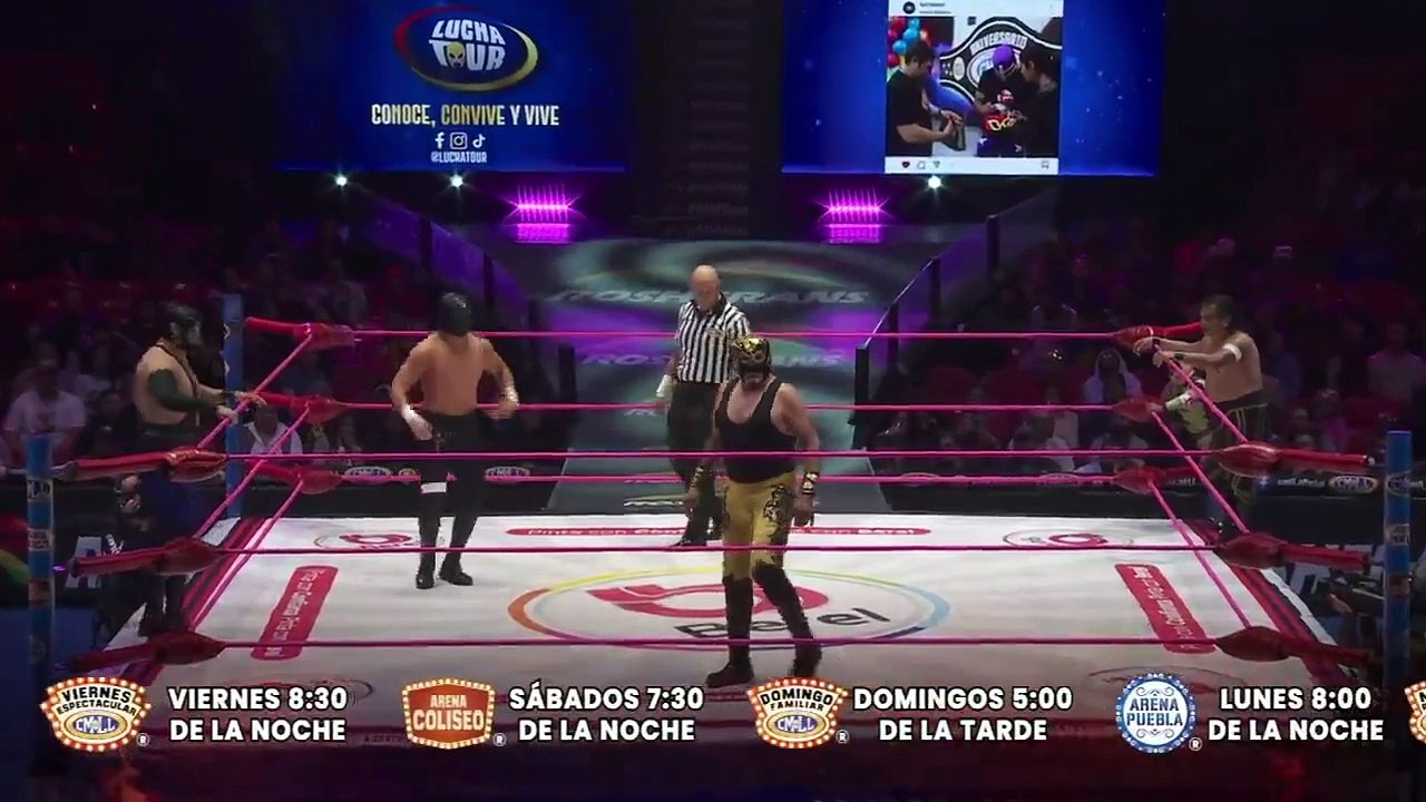 Brillante Jr. & Dark Panther vs Cancerbero & Virus