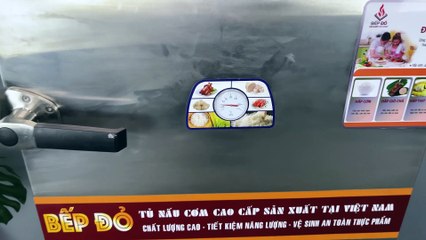 Review tủ hấp cơm công nghiệp 8 khay Điện