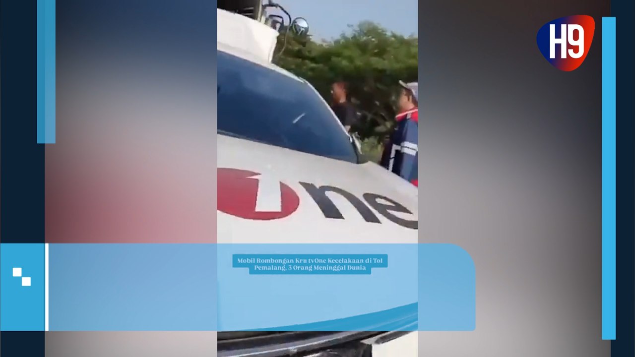 Mobil Kru TVOne Kecelakaan di Tol Pemalang, 3 Orang Tewas