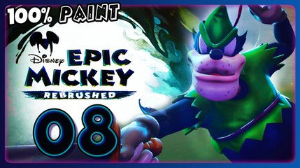 Epic Mickey Rebrushed Walkthrough Part 8 (PS5) 100% Paint Path 🔵