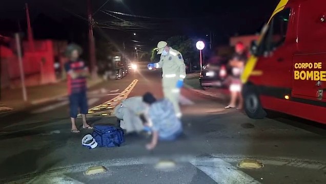 Acidente no Guarujá deixa jovem de 23 anos ferido e motorista foge do local