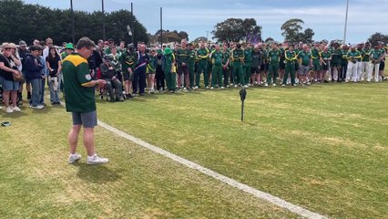 Ballarat-Redan CC tribute to Jayden Hayes
