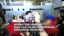 Momen Tom Lembong Diam usai Jalani Pemeriksaan Perdana di Kejagung Sebagai Tersangka