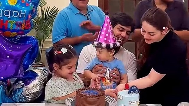 Minal Khan Son 1st Birthday ❣️Hassan Ikram First Birthday