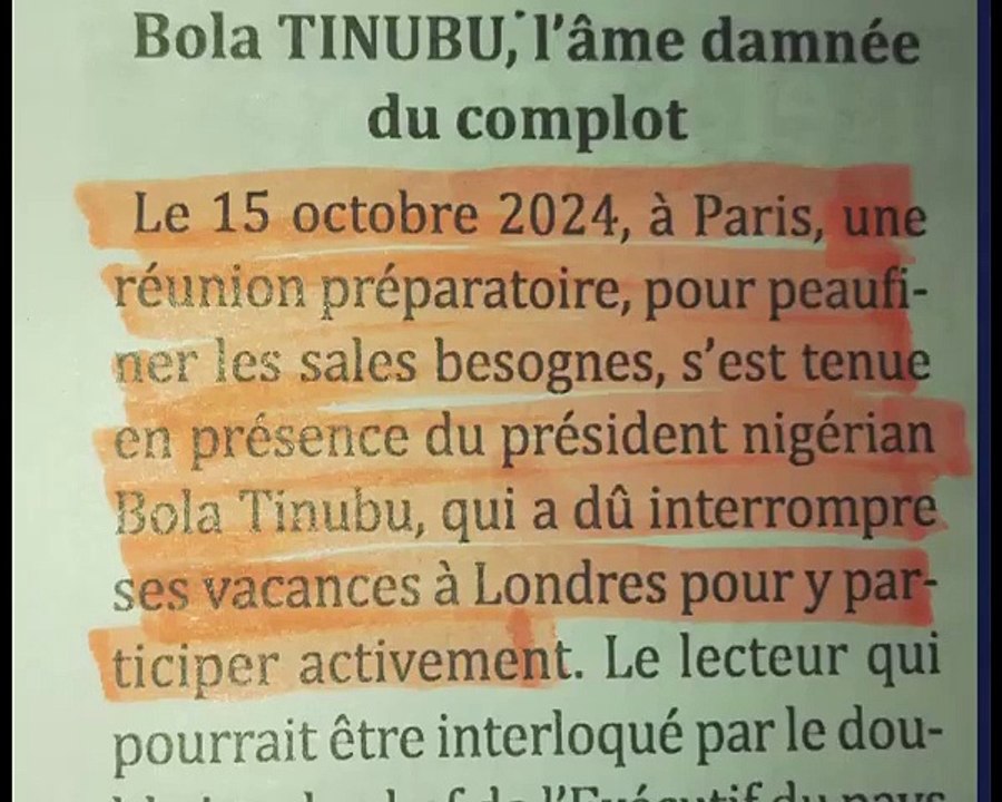 Revue Presse Labari Zarma 01 Novembre 2024