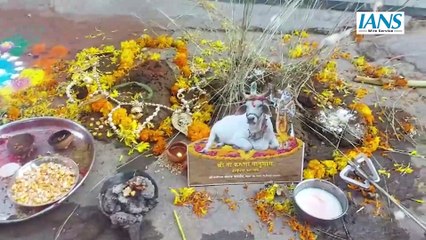 Govardhan Pooja पर महिलाओं ने की खुशहाली की कामना