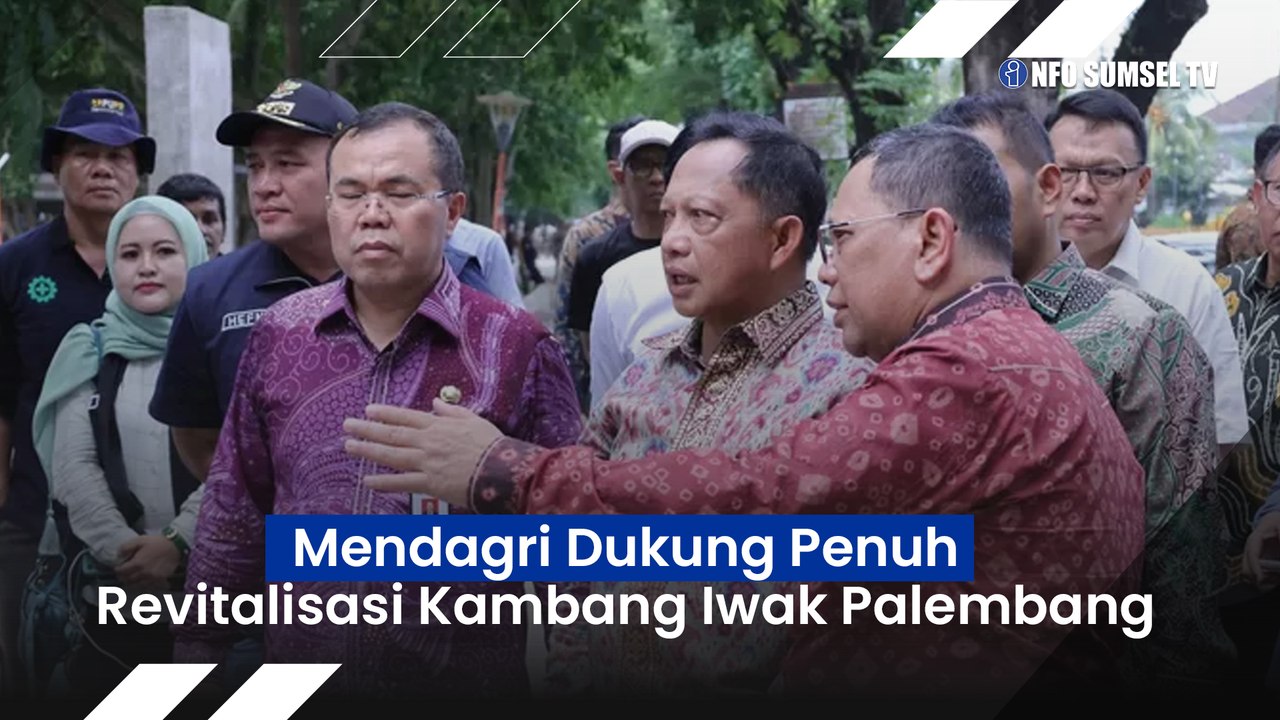 Mendagri Tito Karnavian Beri Apresiasi Revitalisasi Kambang Iwak dan Destinasi Heritage oleh Pj Wali Kota Palembang