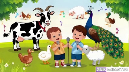 Learn Animal Sounds | Animal Sounds Songs | Nursery Rhymes For Babies | Sing Along | Animal Learning For Toddlers