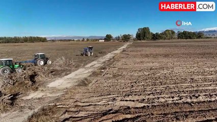 Aziziye Tarım Lisesi'nde Güzlük Buğday Ekimine Başlandı