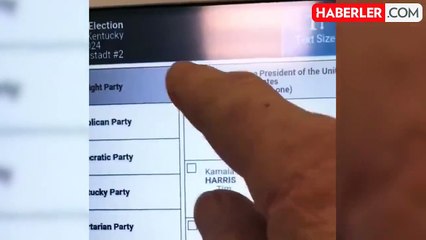 ABD'de elektronik oy verme ekranında "Trump" hatası