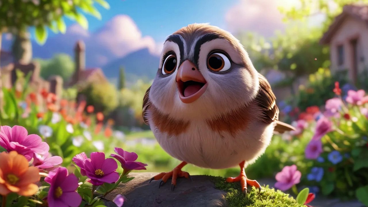 Minik kuş şarkısı, Sevimli kuş şarkısı, çocuk video müzikleri, çocuk video şarkıları, mini mini bir kuş