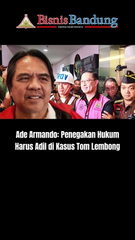 Ade Armando: Penegakan Hukum Harus Adil di Kasus Tom Lembong