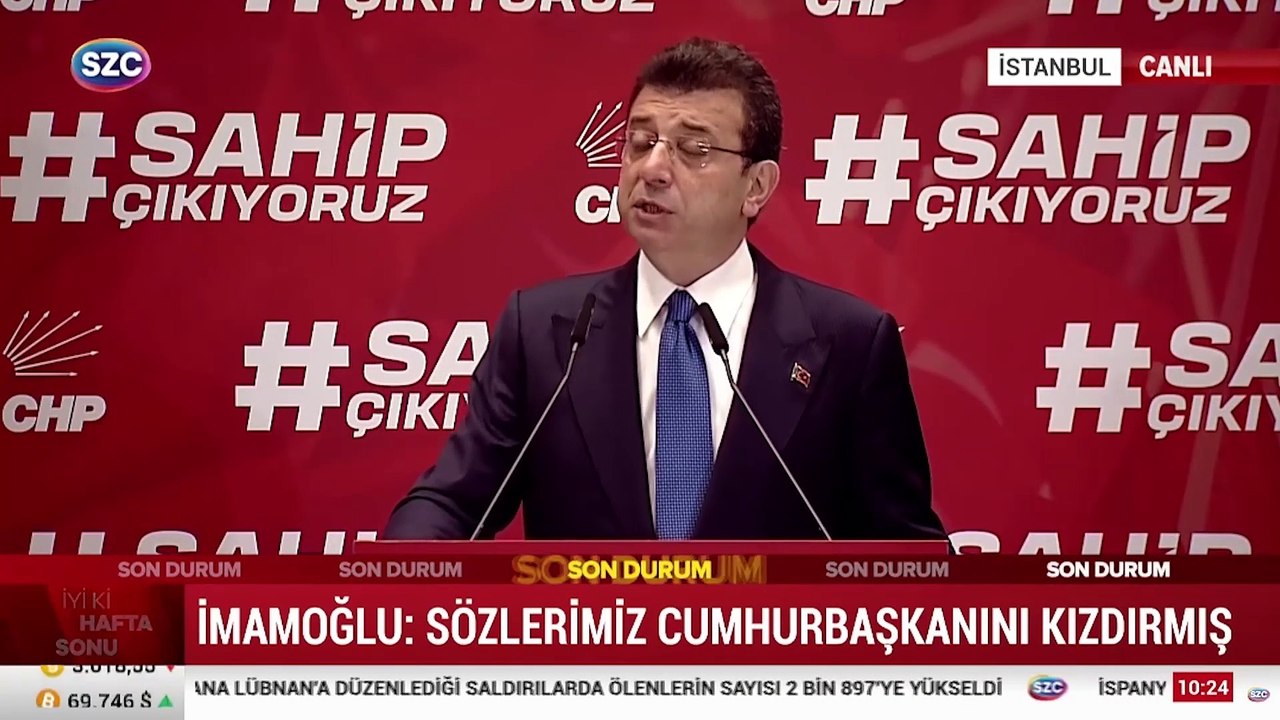 Ekrem İmamoğlu'ndan Erdoğan'a 'dava' yanıtı... İçişleri Bakanlığı'na sert sözler...