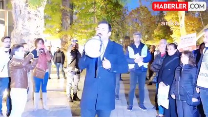 Eskişehir'de Ahmet Özer'e Destek Yürüyüşü