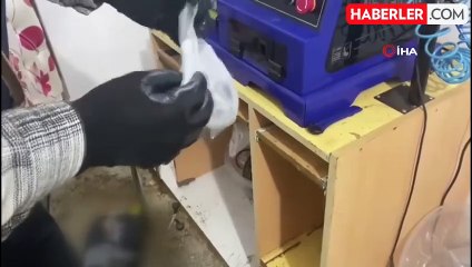 Trabzon'da Kaçak Sigara İmalathanesine Jandarma Baskını