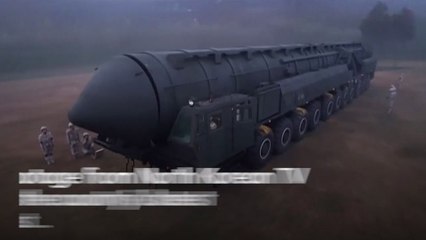 North Korean TV shows latest massive nuclear missile launch