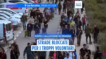 Spagna, "arrivano troppi volontari, strade bloccate per i servizi di emergenza"