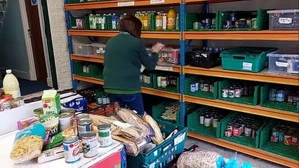 Watch as we visit a busy Hartlepool Foodbank session