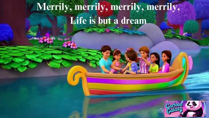 Row, Row, Row Your Boat | Nursery Rhymes & Kids Songs | Animals for Kids #babysongs #cartoon #poem