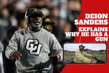 Deion Sanders explains why he has a gun
