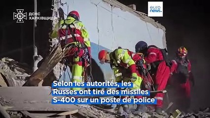 Un policier tué et 46 personnes blessées dans des frappes russes sur Kharkiv