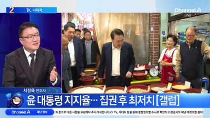 TK, 너마저…윤 대통령 지지율, 집권 후 최저치