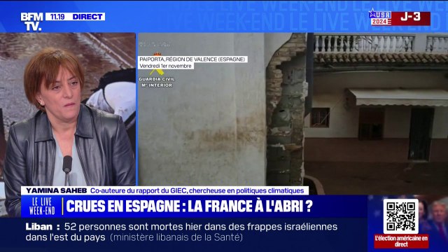 Inondations en Espagne: On devrait considérer la question climatique comme une question de sécurité , affirme Yamina Saheb (co-auteure du rapport du GIEC)
