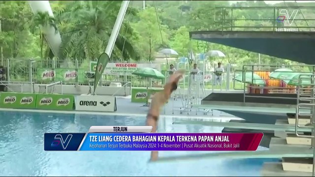 Ooi Tze Liang cedera bahagian kepala terkena papan anjal di Terbuka Malaysia