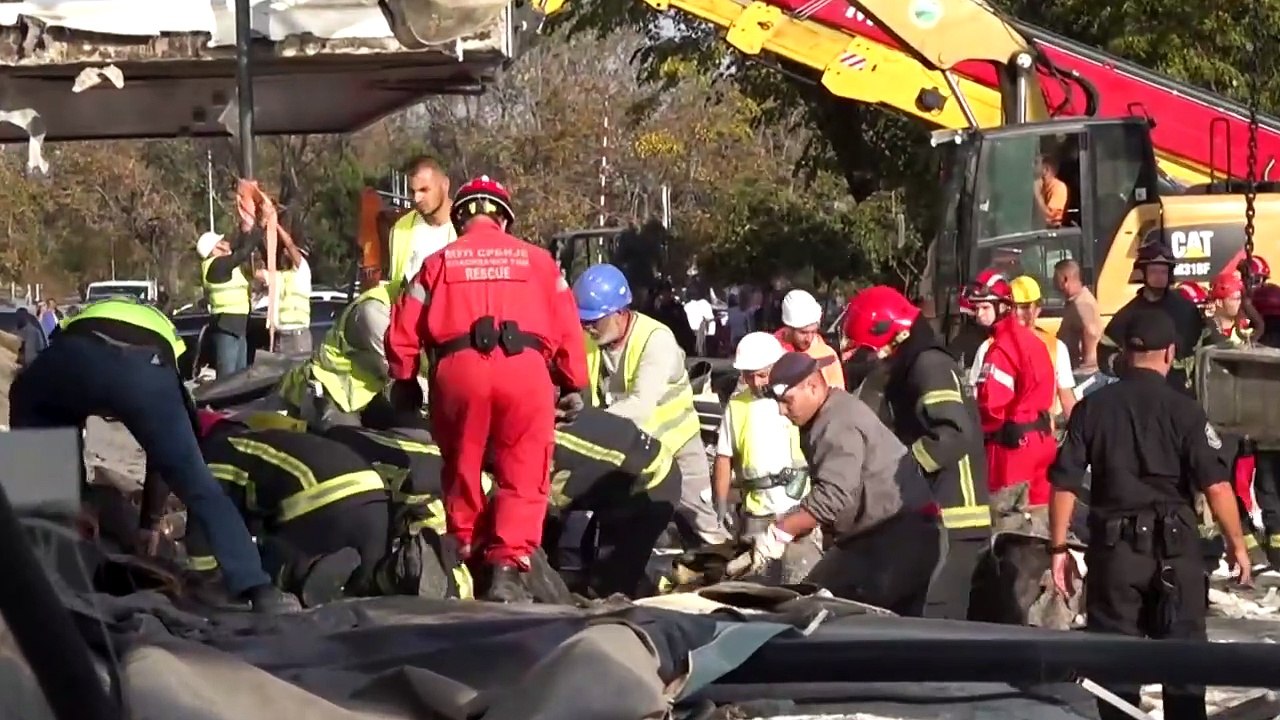 Bahnhof-Einsturz in Serbien: Präsident kündigt harte Bestrafung an