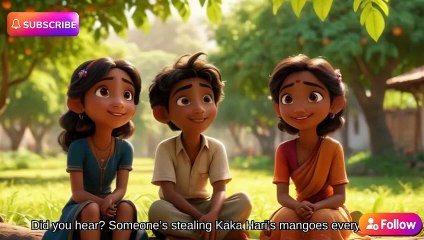 The Mystery of the Disappearing Mangoes story for children's