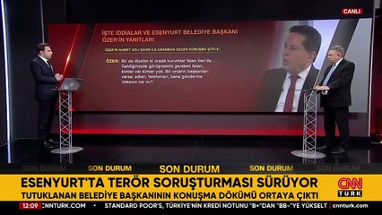 Esenyurt Belediye Başkanı Özer'in konuşma dökümü ortaya çıktı