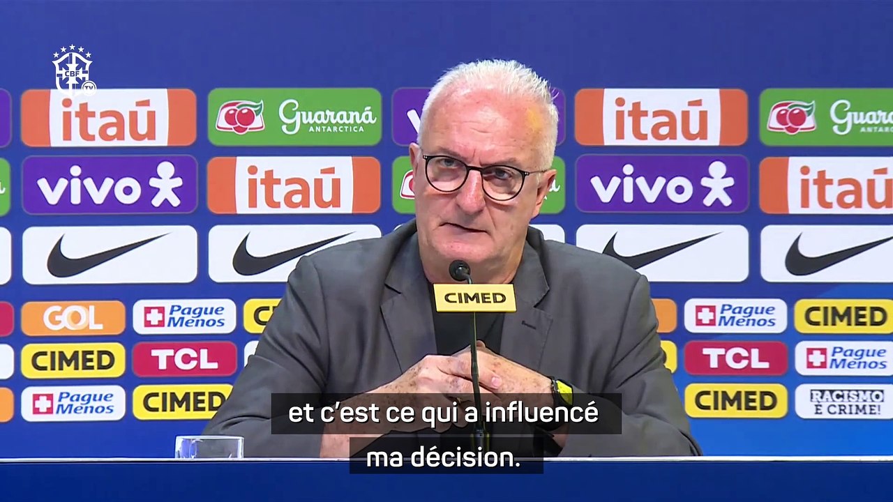 Dorival : "Neymar ? Plutôt lors de la prochaine convocation"