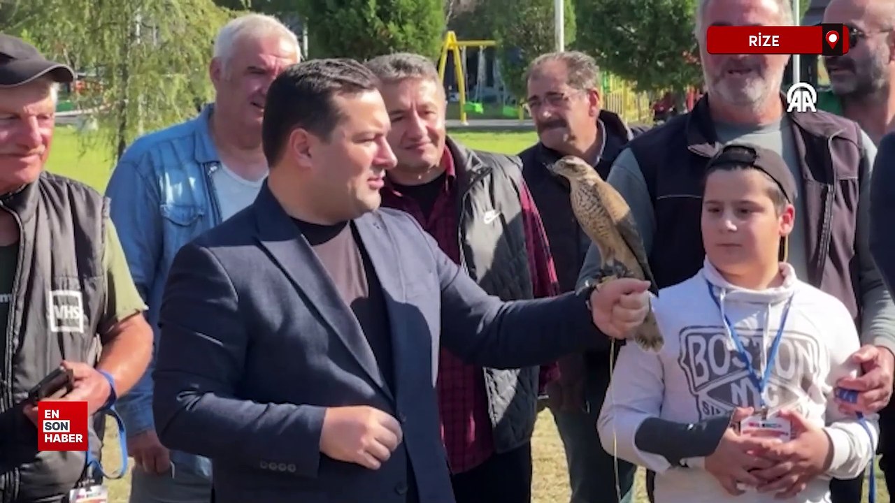 Rize'de atmaca güzellik ve beceri yarışması düzenlendi