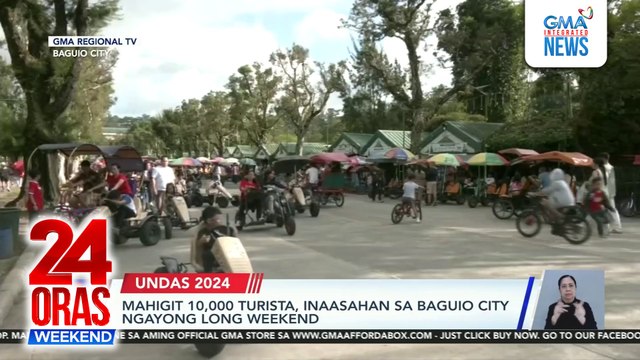 Mga bisita sa Baguio City Public Cemetery, ngayong araw dumalaw para makaiwas sa dami ng tao tuwing Nov. 1 | 24 Oras Weekend