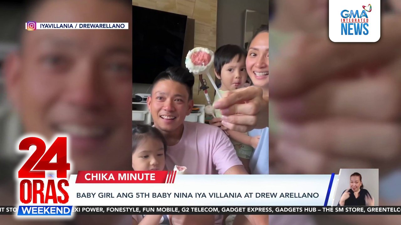 Baby girl ang 5th baby nina Iya Villania at Drew Arellano | 24 Oras Weekend