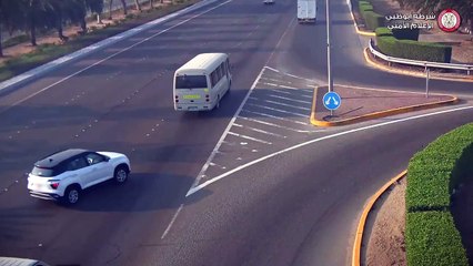 UAE: Speeding car flips over multiple times due to sudden deviation; here's a video