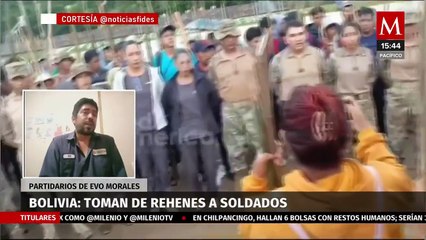 ¿Cuál ha sido la respuesta de Evo Morales ante los soldados tomados como rehenes en Bolivia?