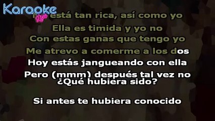 KAROL G - Si Antes Te Hubiera Conocido (KARAOKE - INSTRUMENTAL)