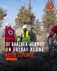Israel Massacres 52 People in Baalbek