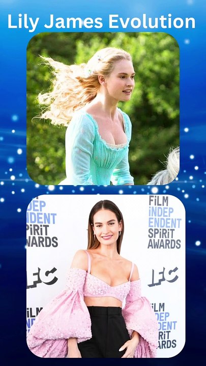 Lily james-cindrella girl #cinedrella #girl#actor