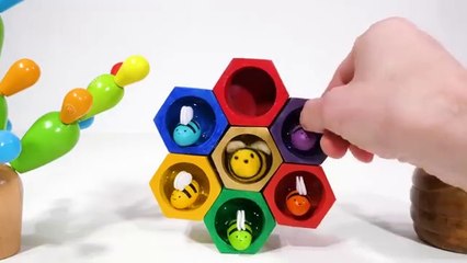 Toy Bee Learning Video for Toddlers - Learn Spanish and English Colors, Numbers, and Words for Kids!