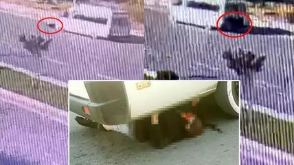 İndikleri minibüsün çarptığı 2 yolcu yaralandı! O anlar kamerada