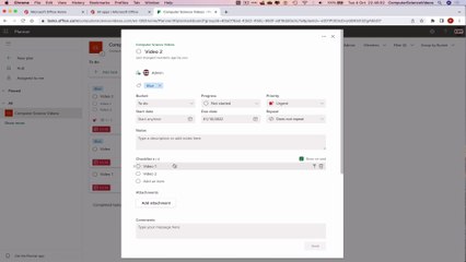 How to USE Microsoft Planner for Office 365 On a Mac - Tutorial 12 - Add a Check List - Basic | New