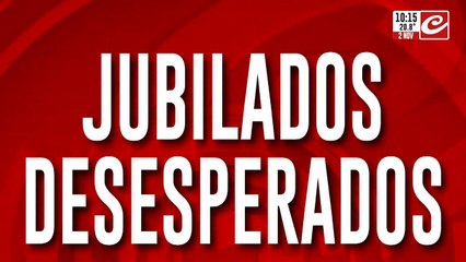 Jubilados desesperados: aumento del 3,7 % y bono congelado