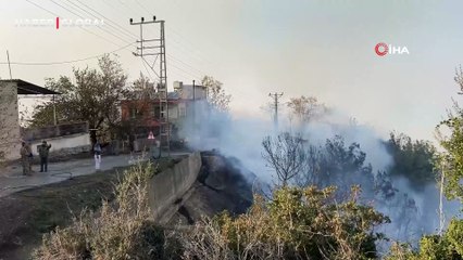 Hatay’da orman yangını evlere sıçradı