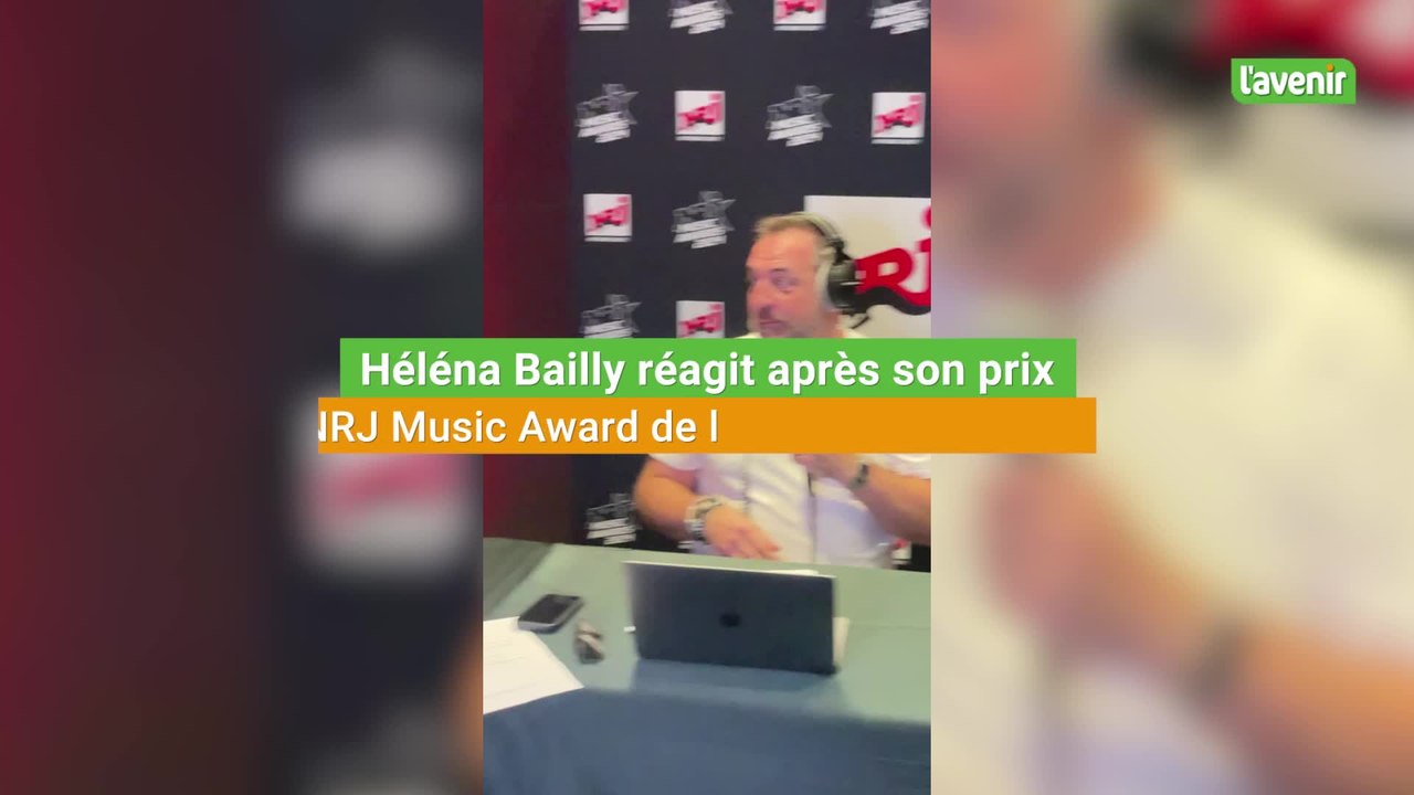 Héléna Bailly remporte le prix de la Révélation belge de l’année aux NMA
